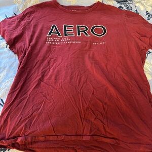 Aero red tee shirt Aeropostale